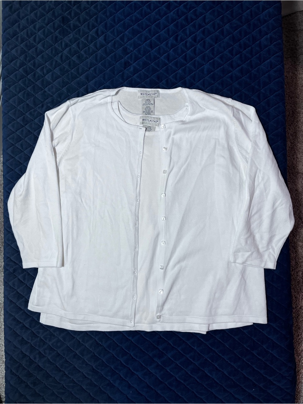 White Stag Women's Tank Top Shirt/ Cardigan Matching Set - 2 Piece Set - Casual